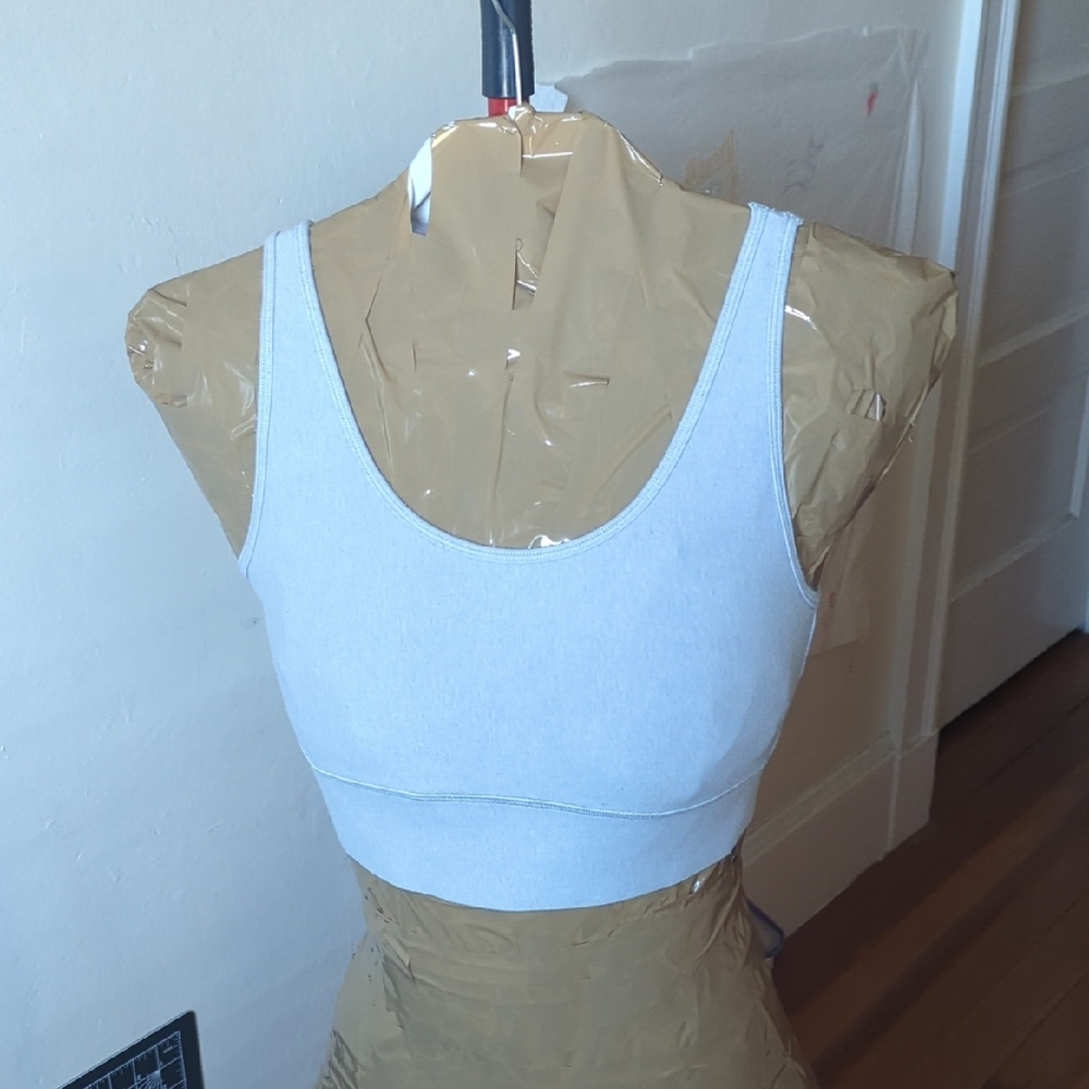 Grey Under Armour Open Back Sports Bra